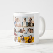 Erstellen Sie Ihre eigene 12 FotoCollage Jumbo-Tasse (Vorderseite Rechts)