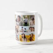 Erstellen Sie Ihre eigene 12 FotoCollage Kaffeetasse (VorderseiteRechts)