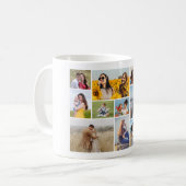 Erstellen Sie Ihre eigene 12 FotoCollage Kaffeetasse (Vorderseite Links)