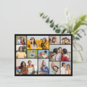 Erstellen Sie Ihre eigene 12 FotoCollage Karte (Stehend Vorderseite)