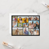 Erstellen Sie Ihre eigene 12 FotoCollage Karte (Vorderseite/Rückseite Beispiel)