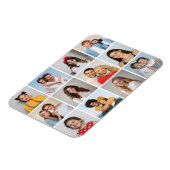 Erstellen Sie Ihre eigene 12 FotoCollage Magnet (Linke Seite)