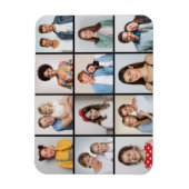 Erstellen Sie Ihre eigene 12 FotoCollage Magnet (Vertikal)