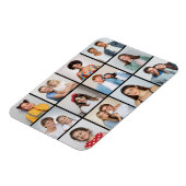 Erstellen Sie Ihre eigene 12 FotoCollage Magnet (Linke Seite)