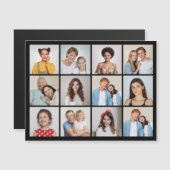 Erstellen Sie Ihre eigene 12 Fotocollage Magnetkar Magnetkarte (Vorne/Hinten)