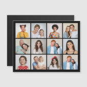 Erstellen Sie Ihre eigene 12 Fotocollage Magnetkar Magnetkarte (Vorne/Hinten)