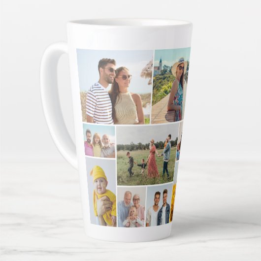 Erstellen Sie Ihre eigene 12 FotoCollage Milchtasse (Linke Ecke)