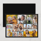 Erstellen Sie Ihre eigene 12 FotoCollage Mitteilungskarte (Vorne/Hinten)