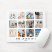 Erstellen Sie Ihre eigene 12 FotoCollage Modern Mousepad (Mit Mouse)