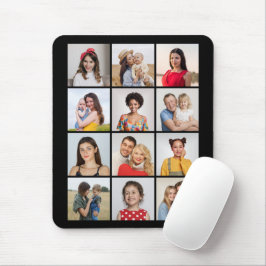 Erstellen Sie Ihre eigene 12 FotoCollage Mousepad