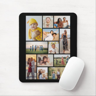 Erstellen Sie Ihre eigene 12 FotoCollage Mousepad