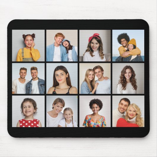 Erstellen Sie Ihre eigene 12 FotoCollage Mousepad (Vorne)