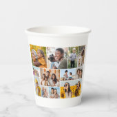 Erstellen Sie Ihre eigene 12 FotoCollage Pappbecher (Vorderseite)