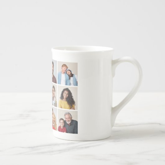 Erstellen Sie Ihre eigene 12 FotoCollage Porzellantasse (Rechts)