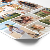 Erstellen Sie Ihre eigene 12 FotoCollage Poster (Ecke)