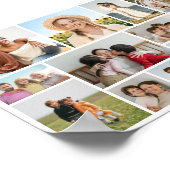 Erstellen Sie Ihre eigene 12 FotoCollage Poster (Ecke)