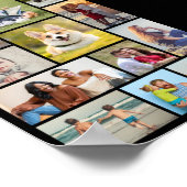 Erstellen Sie Ihre eigene 12 FotoCollage Poster (Ecke)