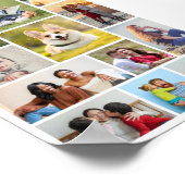 Erstellen Sie Ihre eigene 12 FotoCollage Poster (Ecke)