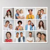 Erstellen Sie Ihre eigene 12 FotoCollage Poster (Vorne)