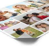 Erstellen Sie Ihre eigene 12 FotoCollage Poster (Ecke)
