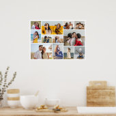 Erstellen Sie Ihre eigene 12 FotoCollage Poster (Küche)