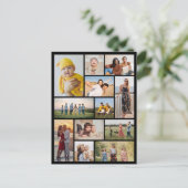 Erstellen Sie Ihre eigene 12 FotoCollage Postkarte (Stehend Vorderseite)