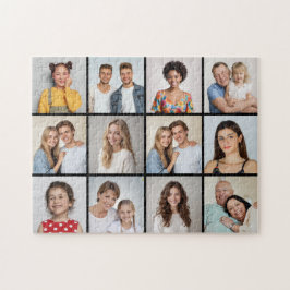 Erstellen Sie Ihre eigene 12 FotoCollage Puzzle