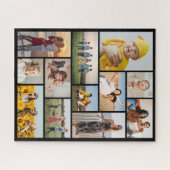 Erstellen Sie Ihre eigene 12 FotoCollage Puzzle (Horizontal)