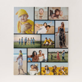 Erstellen Sie Ihre eigene 12 FotoCollage Puzzle