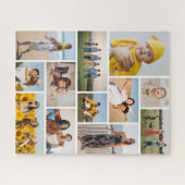 Erstellen Sie Ihre eigene 12 FotoCollage Puzzle (Horizontal)