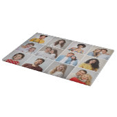 Erstellen Sie Ihre eigene 12 FotoCollage Schneidebrett (Ecke)