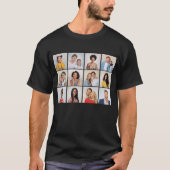 Erstellen Sie Ihre eigene 12 FotoCollage T-Shirt (Vorderseite)
