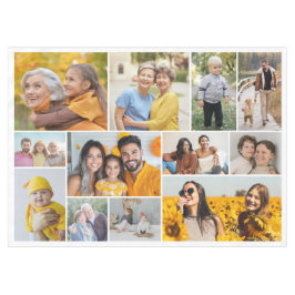 Erstellen Sie Ihre eigene 12 FotoCollage Tischdecke