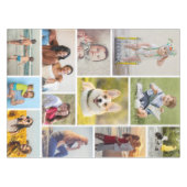 Erstellen Sie Ihre eigene 12 FotoCollage Tischdecke (Vorderseite (Horizontal))