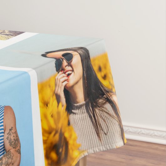 Erstellen Sie Ihre eigene 12 FotoCollage Tischdecke (Beispiel)