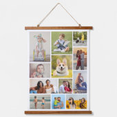 Erstellen Sie Ihre eigene 12 FotoCollage Wandteppich Mit Holzrahmen (Vorderseite)