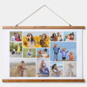Erstellen Sie Ihre eigene 12 FotoCollage Wandteppich Mit Holzrahmen (Vorne)