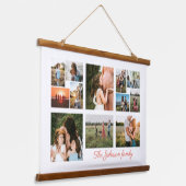 Erstellen Sie Ihre eigene 12 FotoCollage Wandteppich Mit Holzrahmen (Gewinkelt)
