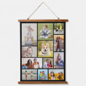 Erstellen Sie Ihre eigene 12 FotoCollage Wandteppich Mit Holzrahmen (Vorderseite)