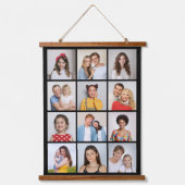 Erstellen Sie Ihre eigene 12 FotoCollage Wandteppich Mit Holzrahmen (Vorderseite)