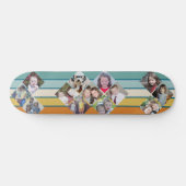 Erstellen Sie Ihre eigene 12 Fotomaterial - Retros Skateboard (Horizontal)