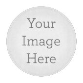 Dekoratives Schneidebrett aus Glas 30,5 cm (Vorderseite)