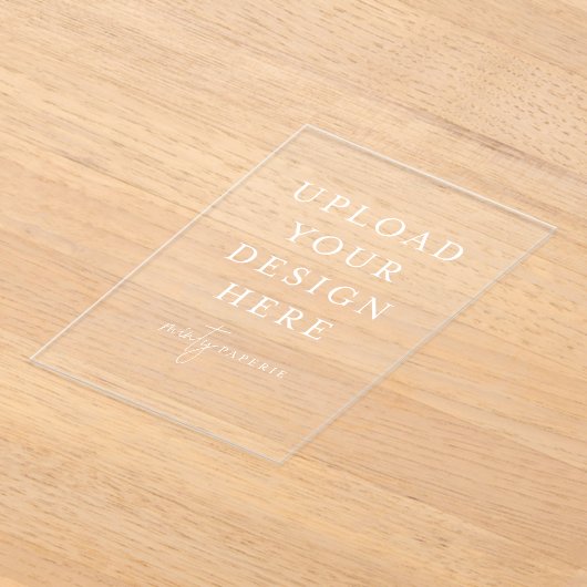 Erstellen Sie Ihre eigene 12x18, Acryleinladungen (Ablage )