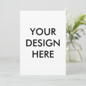 Erstellen Sie Ihre eigene 12x18-Einladung zurück Einladung (Stehend Vorderseite)