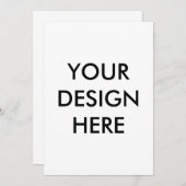 Erstellen Sie Ihre eigene 12x18-Einladung zurück Einladung (Vorne/Hinten)