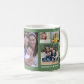 Erstellen Sie Ihre eigene 13-Familie Foto Collage Kaffeetasse (VorderseiteRechts)