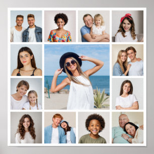 Erstellen Sie Ihre eigene 13-Foto-Collage Poster