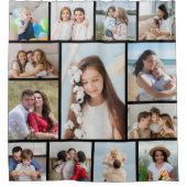 Erstellen Sie Ihre eigene 13 FotoCollage Duschvorhang (Vorderseite)