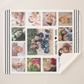 Erstellen Sie Ihre eigene 13-Fotocollage-Familie S Sherpadecke (Vorderseite (Horizontal))