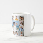 Erstellen Sie Ihre eigene 13 FotoCollage Kaffeetasse (VorderseiteRechts)